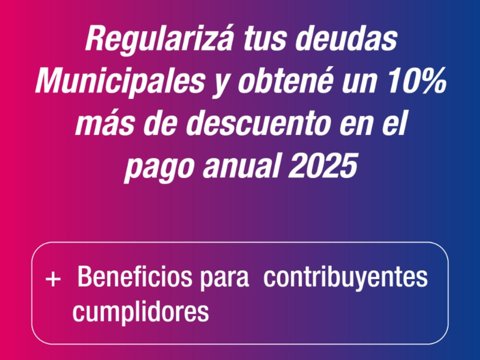 Regularizá tus deudas en diciembre y obtené beneficios para 2025