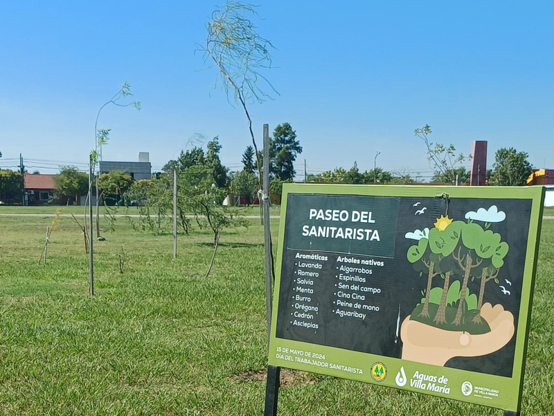 Villa María concretó la plantación de más de 3.700 árboles y siete bosques urbanos en 2024