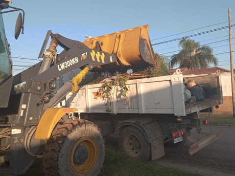 El municipio brinda servicios en los barrios según el cronograma preestablecido